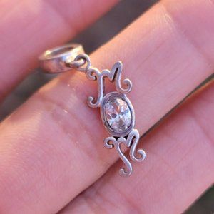 Kay Jewelers 925 sterling silver MOM bracelet charm
